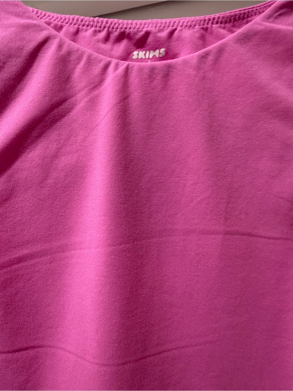 SKIMS Bright Pink bodysuit- Sz Small
